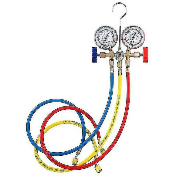 Refrigerant Pressure Gauge Set For R12 R22 R404a R134a Refrigeratio_b