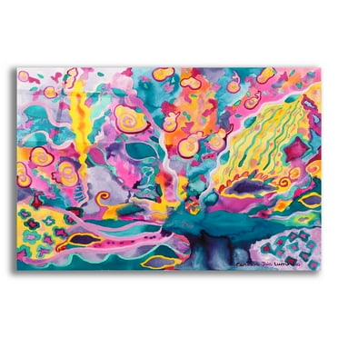 Epic Art 'Wellspring' by Carissa Luminess, Acrylic Glass Wall Art, 16"x12"