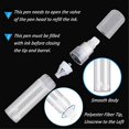 thumbnail image 5 of 10 Pack Refillable Acrylic Paint Markers 15mm Empty Acrylic Markers Clear White Paint Marker Pens fo, 5 of 5