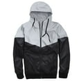 thumbnail image 1 of Men's Glow In The Dark Reflective Windbreaker Jacket Lightweight Casual Outdoor Sport Coat, 1 of 5