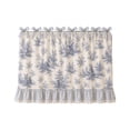 thumbnail image 2 of Farmhouse Stove Skirt Oven Curtain For Kitchen Blend Stove Curtain With Lace Ruffle Trim & 9 Ribbon Ties Oven Curtain Cover & Oven Skirt Curtain For Cottage Kitchen Apron Sleeve, 2 of 4
