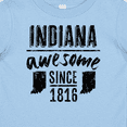 thumbnail image 4 of Inktastic Indiana Awesome Since 1816 Boys or Girls Baby T-Shirt, 4 of 5