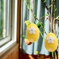 thumbnail image 5 of JingChun 1Pc Easter Felted Eggs Bulk Basket Decor,Large Pastel Easter Egg Wool Felt Spring Crafts Tree Hanging Ornaments for Easter Egg Hunt Surprise Egg Party Tiered Tray Decor, 5 of 5