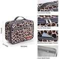 thumbnail image 4 of Mini Kids Lunch Box, Insulated Reusable Lunch Bag, Thermos Meal Container Tote with Waterproof Liner (Leopard), 4 of 5