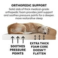 thumbnail image 6 of FurHaven Pet Products Quilted Full Support Orthopedic Sofa Pet Bed for Dogs & Cats - Toasted Brown, Jumbo Plus, 6 of 11