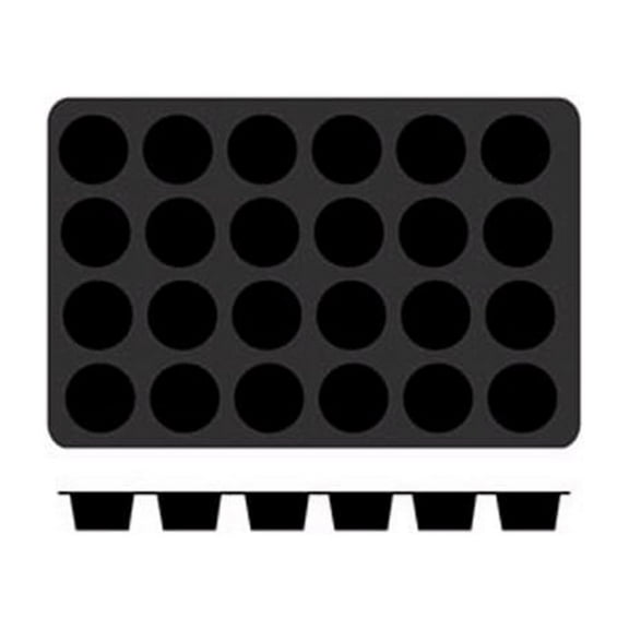 Demarle 24 Form Flexipan Regular Muffin Mold