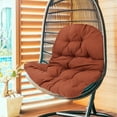 thumbnail image 2 of Supvox Hanging Basket Chair Cushion Coffee Polyester Soft Outdoor Relaxation, 2 of 6
