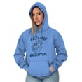 thumbnail image 3 of Feeling Naughty Cute Mermaid Anchor Women Plus Size Graphic Pullover Hoodie Brisco Brands 2X, 3 of 3