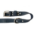 thumbnail image 3 of Euro-Dog 691054770379 6 ft. Luxury Soft Leather Lead, Bark Brown - Small, 3 of 9