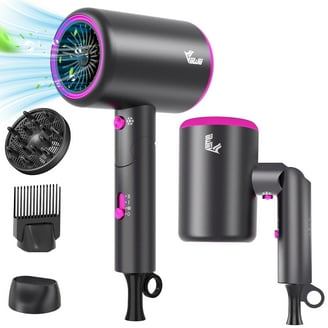 posrue Hair Dryer with Diffuser and Concentrator, Ionic Portable