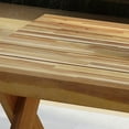 thumbnail image 5 of Noble House Farmhouse Acacia Wood Rectangle Coffee Table, Teak, 5 of 7