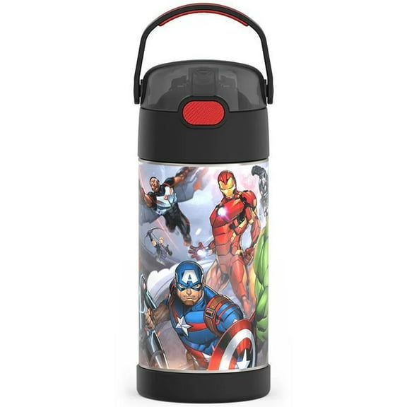 Thermos FUNtainer Avengers Stainless Steel Vacuum Insulated Water Bottle 12 oz. (EAF4104AV6)