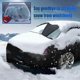 thumbnail image 4 of Car Rear Windshield Snow Cover Rear Windscreen Snow Cover All Weather Car Windshield Cover Sun Shade Protector Fits Most Cars, 4 of 5