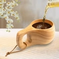 thumbnail image 3 of simhoa tea mug handmade mugs hand warmer mug lovely Yellow Smooth, 3 of 8