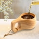 thumbnail image 3 of Taza de Madera para Beber, Taza de Vino de Leche de Café Hm Taza Decorativa Lnyrd, Decoración de Escritorio para Cocina Casera Amarillo Liso Soledad Tazas de café de madera, 3 of 10