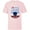 Soft Pink, variant on Disney 100 Lilo & Stitch Do What Makes Your Heart Shine D100 - Short Sleeve T-Shirt for Kids - Customized-White