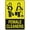 Warning Sign 3, variant on Warning Sign Right Arrow Pedestrian Detour Traffic Sign Business Sign 12X8 Inches Aluminum Metal Tin Sign