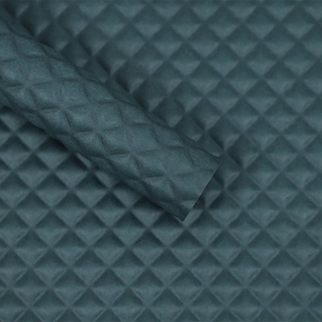 Granjero Gordo Papel para envolver flores, ramo de flores, papel gofrado resistente al agua, papel para envolver flores (azul pavo real)