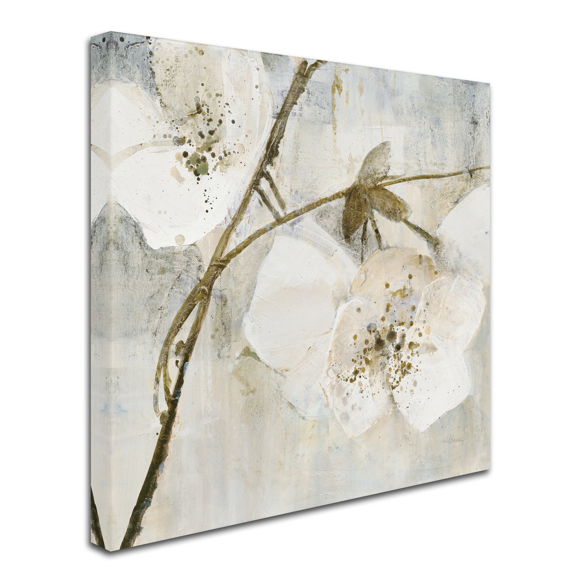 Trademark Fine Art 'Elegance II Greige' Canvas Art by Albena Hristova