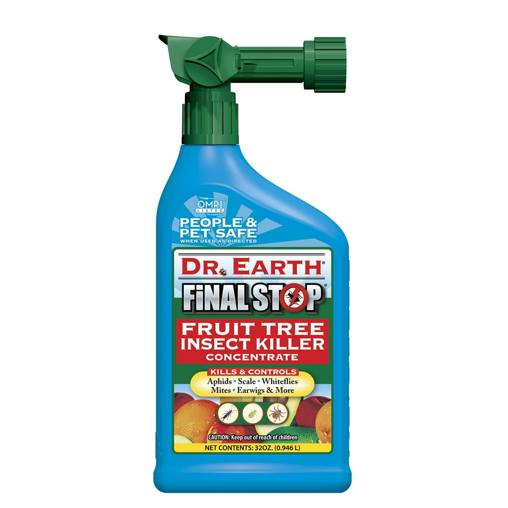 Dr. Earth Organic & Natural Final Stop Fruit Tree Insect Killer, 32 oz RTS