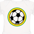 thumbnail image 4 of Inktastic Soccer Ball Sports Boys or Girls Long Sleeve Baby Bodysuit, 4 of 5