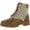 TAN/Khaki, variant on LAUREN RALPH LAUREN Womens Black Lug Sole Carlee Round Toe Lace-Up Boots Shoes 10