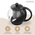 thumbnail image 3 of Tetera Cazzenie con Infusor de Acero para Té y Tisana 750 ml Negro, 3 of 8