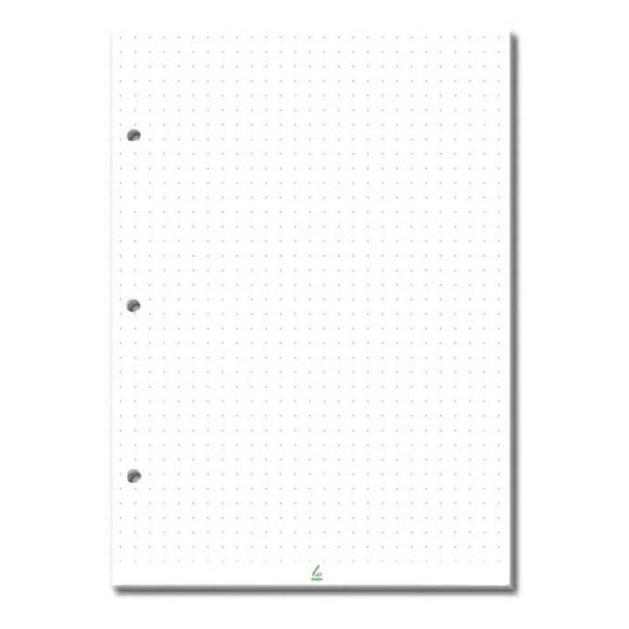 Hoja De Repuesto P/carpeta T/carta Con 100 Hojas Punteadas AleJaz 7DADQ