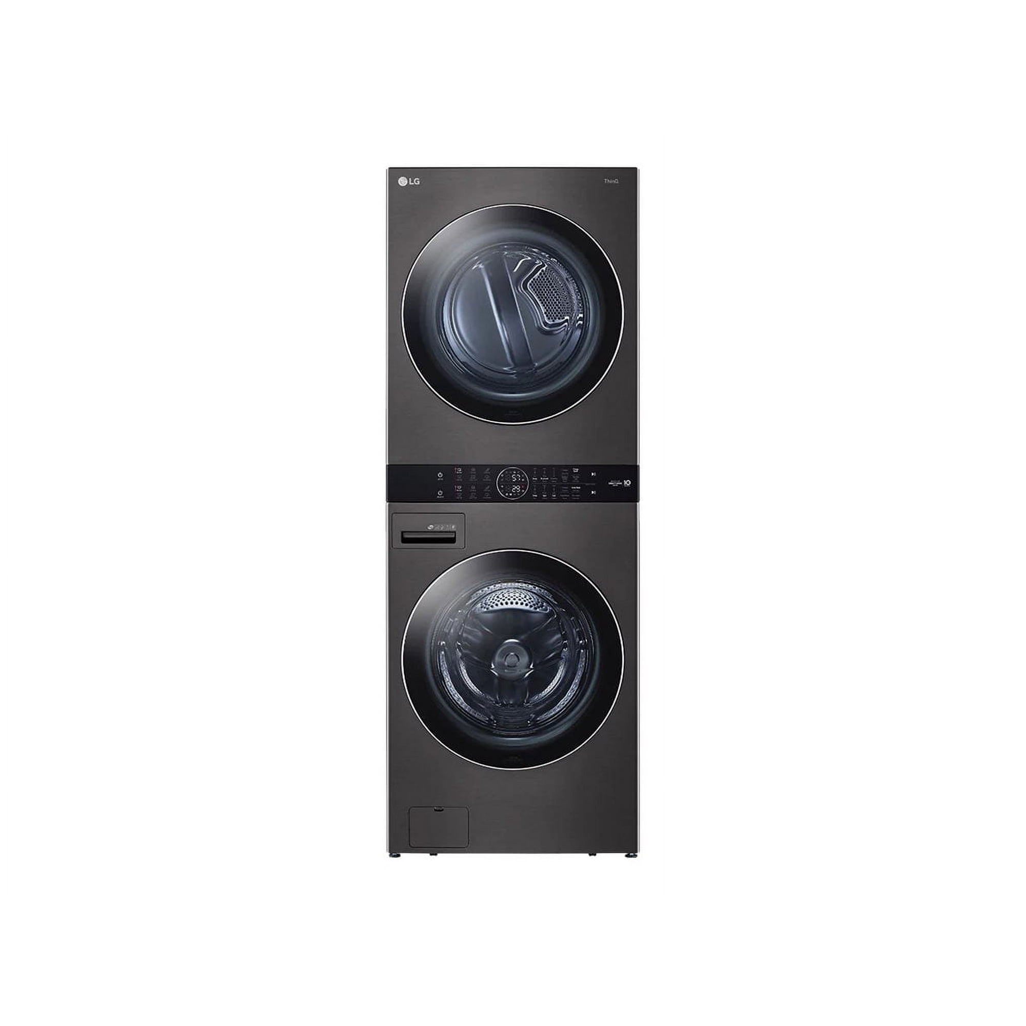 LG WashTower™ 4.5 cu ft High-Efficiency Front Load Washer & 7.4 cu ft Gas Dryer Set, White