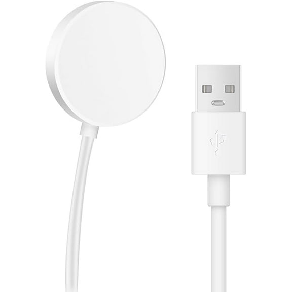 Compatible with Gabb Watch 3/3e Charger, Magnetic Charger with 3.18 FT USB Cable, Smartwatch Accessories (White)