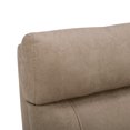 thumbnail image 3 of CHITA Power Swivel Glider Rocking Recliner Nursery Chair Living Room Chair, Fabric, Light Brown, 3 of 9