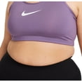 thumbnail image 3 of Nike Women's Dri Fit Medium Support Sports Bra Purple Size 1X, 3 of 3