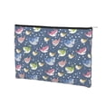 thumbnail image 2 of Fotbe Colorful Cartoon Shark Reusable Cosmetic Bag Makeup Bag for Women Large Travel Cosmetic Pouch Girls' Make Up Organizer, 2 of 8