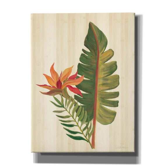 Epic Graffiti 'Tropical Garden VI' by Silvia Vassileva, Canvas Wall Art, 12"x16"