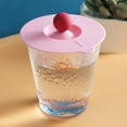 thumbnail image 3 of 1 Pcs Silicone Cup Lids, Silicone Cup Lids Food Grade Airtight Seal Mug Covers, Anti-Dust Glass Cup Cap, Universal Cup Lids for Coffee and Tea Mugs Cups Tea Pots, 3 of 9