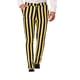 thumbnail image 1 of Pantalones largos de hombre con rayas personalizadas, pantalones de traje con botones y bolsillos, leggings, pantalones casuales, pantalones de licra para hombre, 1 of 6
