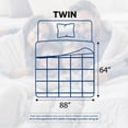 thumbnail image 2 of Utopia Bedding Comforters Twin Size, All Season Duvet Insert, Down Alternative Box Stitched Bed Comforter with Corner Tabs, Machine Washable White, 2 of 8