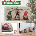 thumbnail image 3 of Cute Christmas Gnomes Welcome Door Mats,Merry Christmas Decorative Doormat for Front Door, Winter Xmas Non-Slip Floor Mat for Indoor Outdoor 17 x 30 Inch, 3 of 6