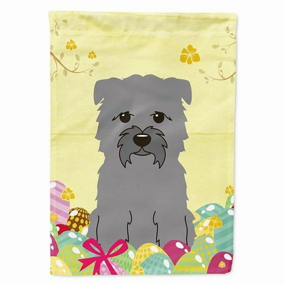 Caroline's Treasures BB6059GF Easter Eggs Glen of Imal Grey Flag Garden Size , Small, multicolor