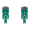 thumbnail image 2 of Tarjeta adaptadora M.2 NGFF MSATA Adaptador para 2230-2280 M2 SSD (MSATA a NGFF), 2 of 5
