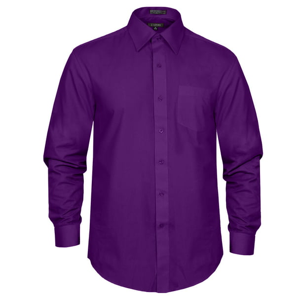 J. METHOD - J. METHOD Men's Premium Fabric Solid Color Long Sleeve ...