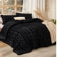 thumbnail image 2 of Juego de edredón Bedsure King, 305 x 249 cm, bordado bohemio negro, 2 of 8