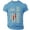 Light Blue, variant on 250Th Anniversary Patriotic Graphic Short Sleeve T Shirt Commemorative Anniversary Casual Graphic Tees Men Army Green L