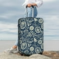 thumbnail image 3 of Lsque Nautical Style Printed Luggage Cover, Travel Luggage Protector,Scratch and Dirt Resistant, Fits 18-32 Inch Luggage - X-Large, 3 of 9