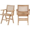 thumbnail image 1 of Meridian Furniture Preston Natural Dining Arm Chair (Set of 2), 1 of 8