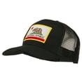 thumbnail image 2 of California State Flag Patched Twill Mesh Cap - Black OSFM, 2 of 5
