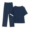 thumbnail image 3 of Conjunto Corto para las Mujeres Casual Deportivo Traje de Deporte Sudadera Y Pantalones de Dos Piezas, 3 of 3