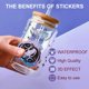 thumbnail image 5 of 12 hojas de pegatinas de transferencia UV DTF para vasos, calcomanías para frotar con el signo zodiacal Escorpio, Leo, Virgo, pegatinas personalizadas impermeables con el signo del zodíaco UV DTF., 5 of 9