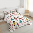 thumbnail image 3 of Feelyou Kawaii Pink Nutcracker Bedding Comforter Set, Christmas Princess Xmas Twin Comforter Sets, Teen Kid Child Reversible Bedding Set, Microfiber Bedroom Decor, 2-Piece, 3 of 8