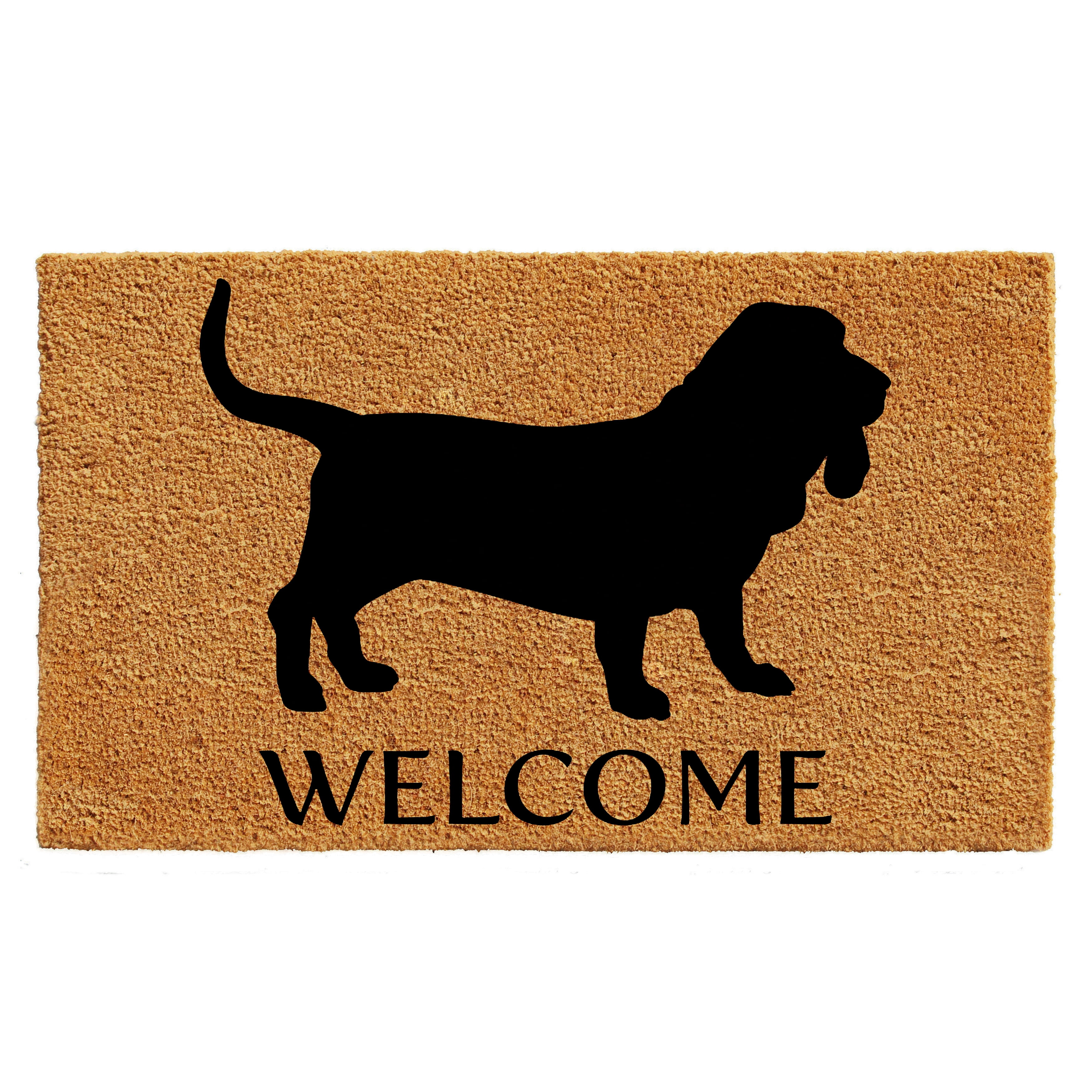 Calloway Mills Basset Hound Outdoor Doormat 24" x 36"